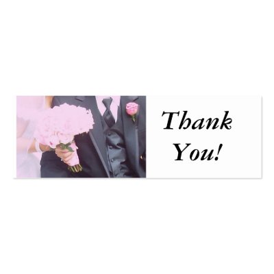 Wedding Thank You Business Cards