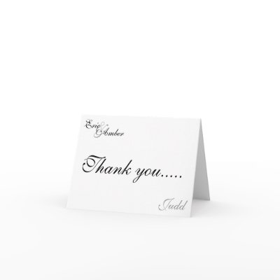 Wedding Thank You Card