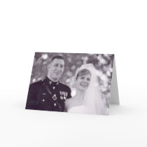 wedding thank you greeting card