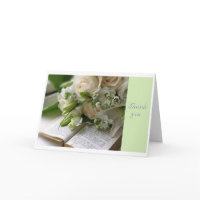 wedding thank you card