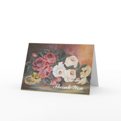 wedding thank you Card