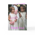 Wedding thank-you card