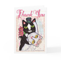 Wedding Thank You Card from The Bride & Groom by jamiecreates1 Wedding Thank You Card from The Bride & Groom