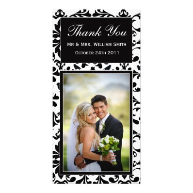 Wedding Thank You Card Photo Greeting Card