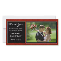 Wedding Thank You Card photo cards by SoCalTeeShirts Wedding Thank You Card photo cards