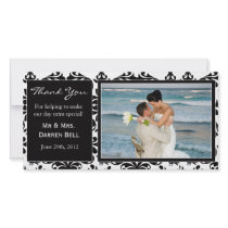Wedding Thank You Card photo cards