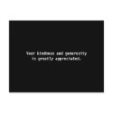 Wedding Thank You Card Simple postcards
