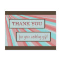 Wedding Thank You Card - Simple postcards