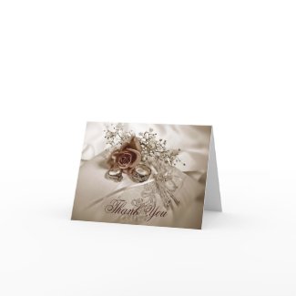 Wedding Thank You Cards card
