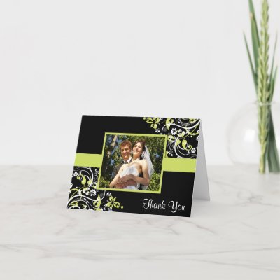 Add your wedding photo for a unique wedding thank you card and browse our