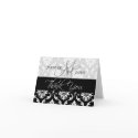 Wedding Thank You Cards Damask Monogram card