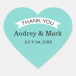 Wedding Thank You Favor Stickers | Little Blue Box