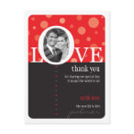 WEDDING THANK YOU NOTE :: LOVEbubbles 2 Post Card