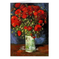 Wedding thank you note Vincent van Gogh Greeting Cards