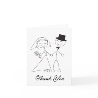 Wedding Thank You Notecard