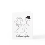 Wedding Thank You Notecard
