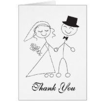 Wedding Thank You Notecard