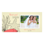 Wedding Thank You Photo Card - Beach Theme photo cards