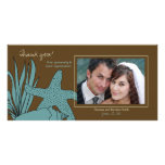 Wedding Thank You Photo Card - Beach Theme photo cards