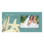 Wedding Thank You Photo Card - Beach Theme photo cards