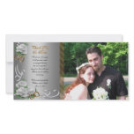 Wedding thank you photo card photo cards