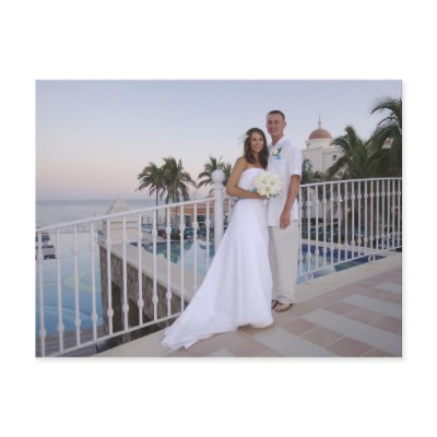 wedding thank you post card