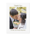 Wedding Thank You Postcard postcard