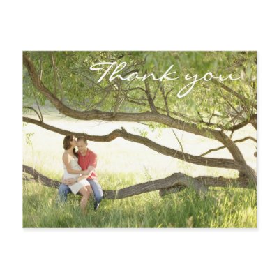 Wedding Thank You Postcard