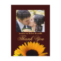 Wedding Thank You Postcard postcard