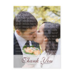 Wedding Thank You Postcard