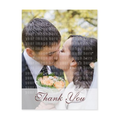 Wedding Thank You Postcard