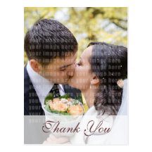 Wedding Thank You Postcard