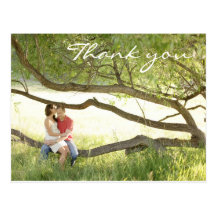 Wedding Thank You Postcard