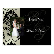 Wedding Thank you postcards insert your photo