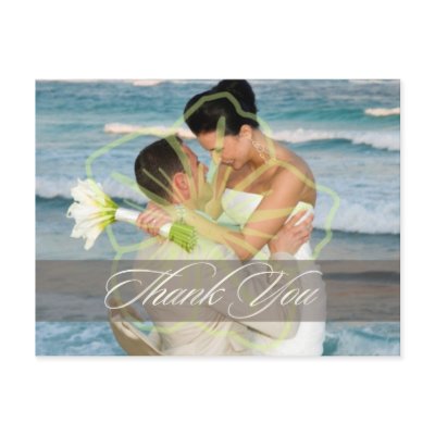 Wedding Thank you postcards insert your photos