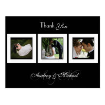 Wedding Thank you postcards insert your photos