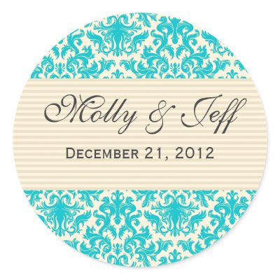 Wedding Thank You Sticker