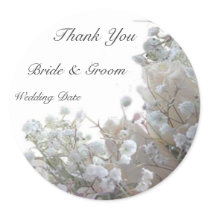 Wedding Thank You Sticker by elenaind Wedding Thank You Sticker