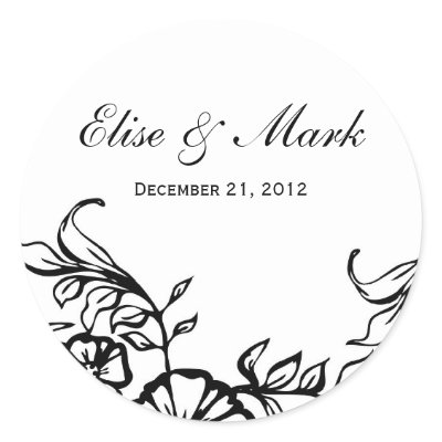 Wedding Thank You Sticker