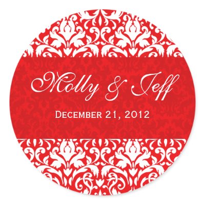 Wedding Thank You Sticker
