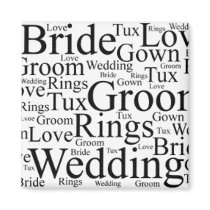 Wedding Thoughts magnets