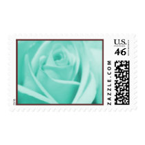 Wedding: Tiffany Blue & Chocolate postage