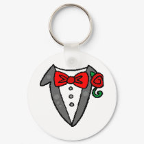 Wedding Tuxedo Keychain by weddingpartygifts Wedding Tuxedo Keychain