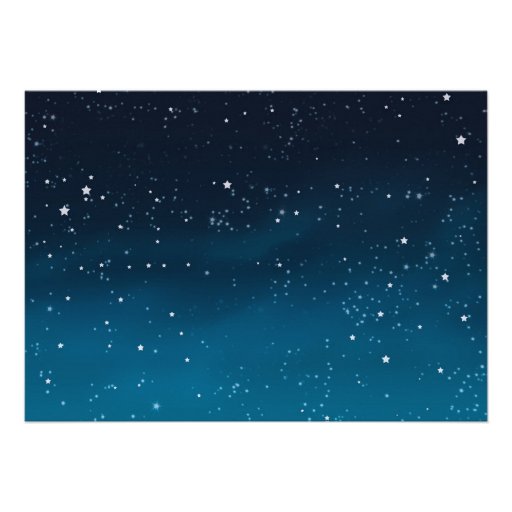 Wedding under the stars invitations