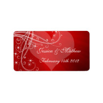 Wedding,Valentines Day  Wine Label