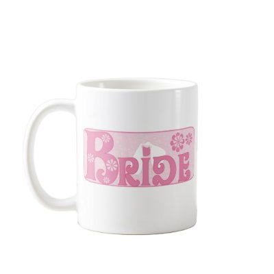 Wedding Veil Bride Mugs