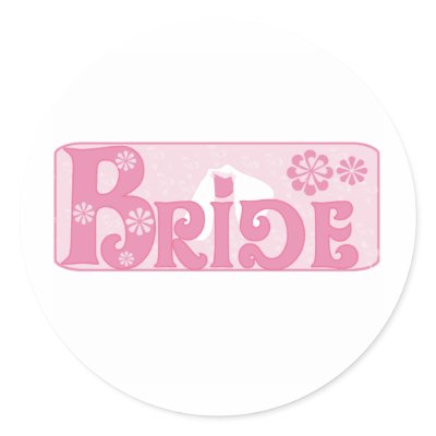Wedding Veil Bride Sticker
