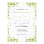 Wedding Vines (Lime) Invitation