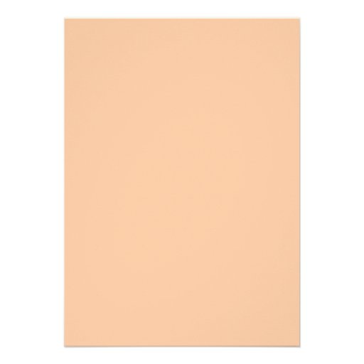 Wedding Vines Peach Custom Invitations