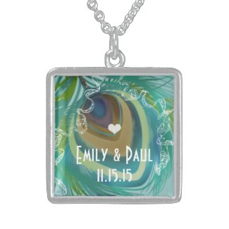 Wedding Vintage Peacock Anniversary Necklace necklace